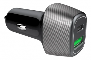 Cargador Auto - Carga Rápida 30w Usb Y Usb C