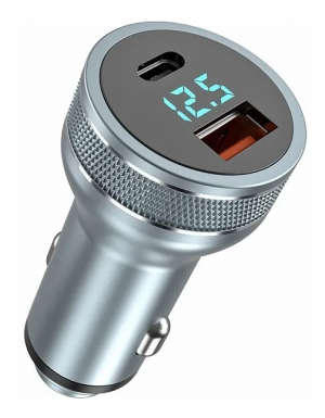 Cargador Auto - Carga Rápida 30w Usb Y Usb C
