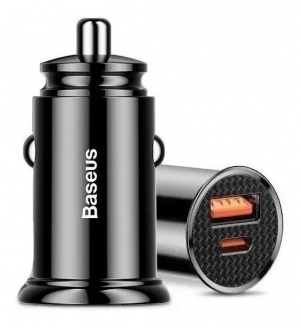Cargador Auto - Carga Rápida 30w Usb Y Usb C